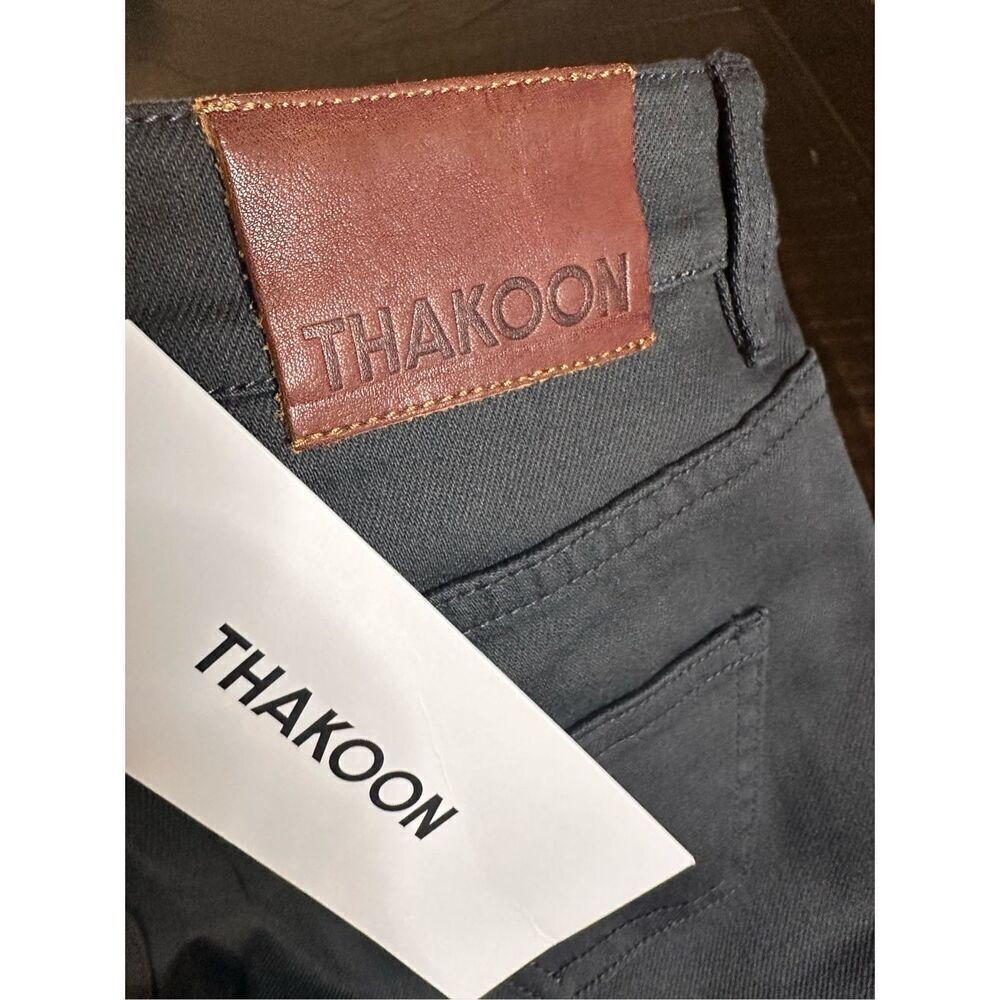 ๐ธ Thakoon High Rise Slate Gray Classic Cropped Jeans Size 2 New - Picture 7 of 8